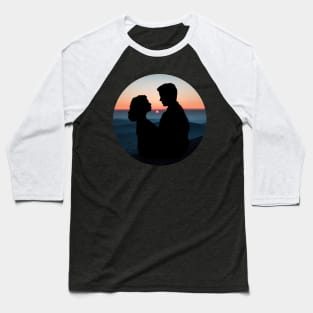 Sunset Couple Love Baseball T-Shirt
